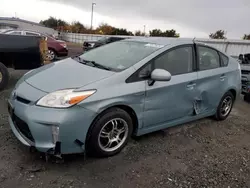 2012 Toyota Prius en venta en Sacramento, CA