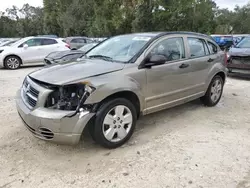 Salvage cars for sale at Ocala, FL auction: 2007 Dodge Caliber SXT