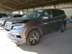 Salvage cars for sale at Phoenix, AZ auction: 2016 Honda Pilot Exln