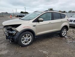 Salvage cars for sale at Franklin, WI auction: 2018 Ford Escape SE