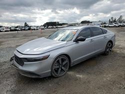 Salvage cars for sale at Lumberton, NC auction: 2023 Honda Accord Hybrid Sport