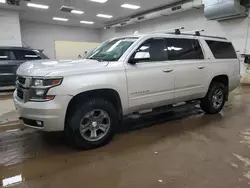 Salvage cars for sale at Davison, MI auction: 2017 Chevrolet Suburban K1500 LT