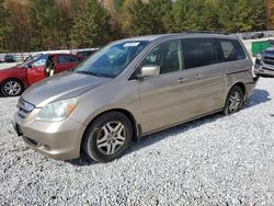 Salvage cars for sale at Gainesville, GA auction: 2005 Honda Odyssey EX