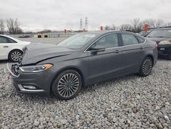 Salvage cars for sale at Barberton, OH auction: 2017 Ford Fusion SE