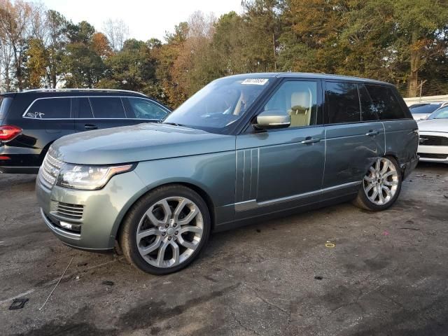 2016 Land Rover Range Rover HSE