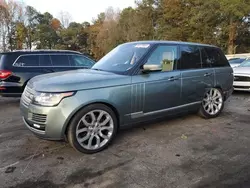 Land Rover Vehiculos salvage en venta: 2016 Land Rover Range Rover HSE