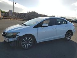 Honda salvage cars for sale: 2014 Honda Civic EXL