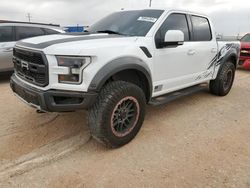 Salvage cars for sale from Copart Andrews, TX: 2018 Ford F150 Raptor