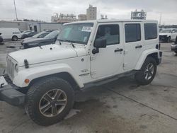 Salvage cars for sale at New Orleans, LA auction: 2016 Jeep Wrangler Unlimited Sahara