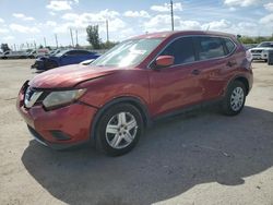 Salvage cars for sale at Miami, FL auction: 2016 Nissan Rogue S