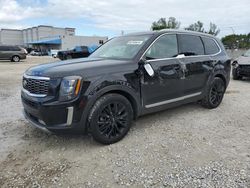 Salvage cars for sale at Opa Locka, FL auction: 2021 KIA Telluride SX