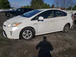 Salvage cars for sale at Finksburg, MD auction: 2013 Toyota Prius