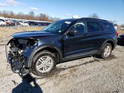 Salvage cars for sale at Hillsborough, NJ auction: 2024 Ford Explorer XLT