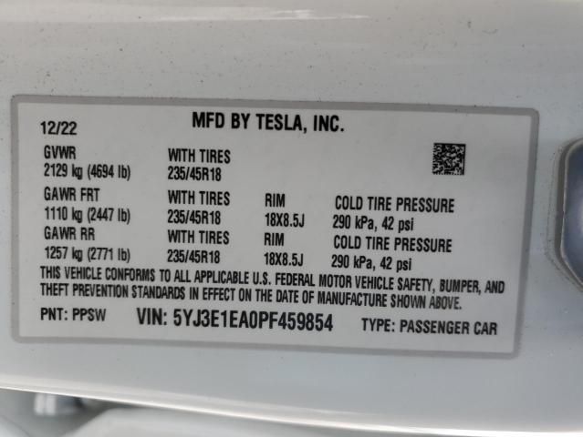 2023 Tesla Model 3