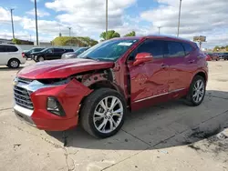 Salvage cars for sale at Oklahoma City, OK auction: 2019 Chevrolet Blazer Premier