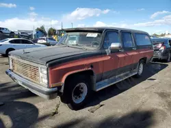 Salvage cars for sale at Denver, CO auction: 1988 Chevrolet Suburban R20