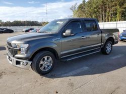 Ford salvage cars for sale: 2016 Ford F150 Supercrew