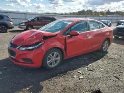 Salvage cars for sale at Fredericksburg, VA auction: 2016 Chevrolet Cruze LT