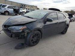 Salvage cars for sale from Copart Wilmer, TX: 2017 Toyota Corolla L