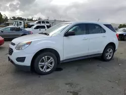 Chevrolet salvage cars for sale: 2016 Chevrolet Equinox LS