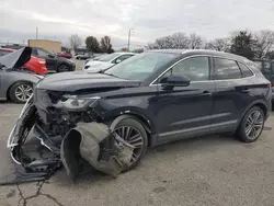 Salvage cars for sale at Moraine, OH auction: 2016 Lincoln MKC Reserve