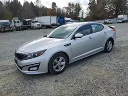 Salvage cars for sale at Mebane, NC auction: 2015 KIA Optima LX