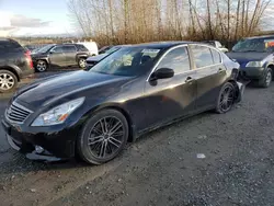 Infiniti G37 salvage cars for sale: 2013 Infiniti G37 Base