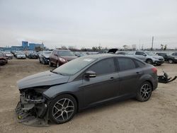 Ford Focus sel salvage cars for sale: 2017 Ford Focus SEL