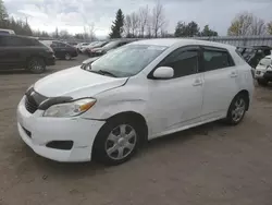 Toyota Corolla Vehiculos salvage en venta: 2010 Toyota Corolla Matrix S