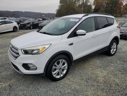 Salvage cars for sale at Concord, NC auction: 2018 Ford Escape SE