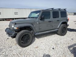 Salvage SUVs for sale at auction: 2019 Jeep Wrangler Unlimited Sahara