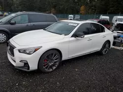 Vehiculos salvage en venta de Copart Graham, WA: 2021 Infiniti Q50 RED Sport 400