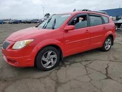 Pontiac Vehiculos salvage en venta: 2005 Pontiac Vibe