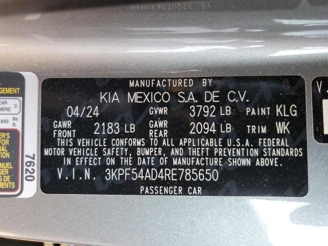 2024 KIA Forte GT Line