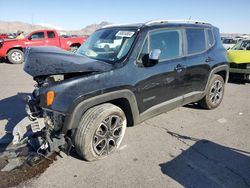 Salvage cars for sale at North Las Vegas, NV auction: 2016 Jeep Renegade Limited