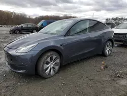 Salvage cars for sale at Windsor, NJ auction: 2022 Tesla Model Y