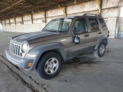 Salvage cars for sale at Phoenix, AZ auction: 2007 Jeep Liberty Sport