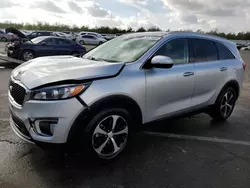 Salvage cars for sale at Fresno, CA auction: 2016 KIA Sorento EX