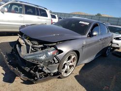 Salvage cars for sale at Anthony, TX auction: 2018 Alfa Romeo Giulia Quadrifoglio