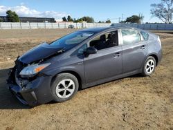 Salvage cars for sale at American Canyon, CA auction: 2013 Toyota Prius