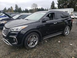 Hyundai salvage cars for sale: 2017 Hyundai Santa FE SE Ultimate