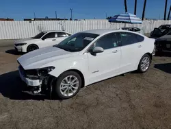 Salvage cars for sale at Van Nuys, CA auction: 2019 Ford Fusion SE