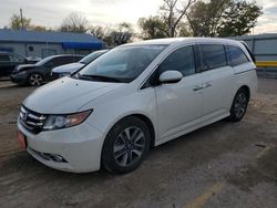 Salvage cars for sale at Wichita, KS auction: 2015 Honda Odyssey Touring