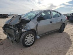 Salvage cars for sale at Andrews, TX auction: 2014 Nissan Versa S