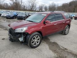 Salvage cars for sale at Ellwood City, PA auction: 2015 GMC Acadia SLT-1