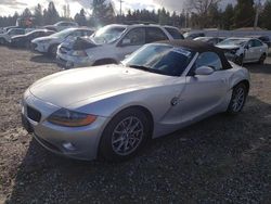 BMW z4 salvage cars for sale: 2003 BMW Z4 2.5