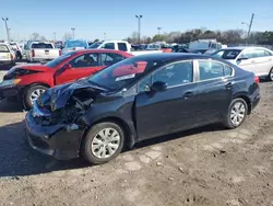 Vehiculos salvage en venta de Copart Indianapolis, IN: 2012 Honda Civic LX