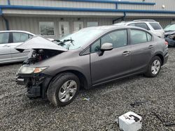 Vehiculos salvage en venta de Copart Earlington, KY: 2013 Honda Civic LX