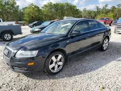 Salvage cars for sale at Houston, TX auction: 2008 Audi A6 3.2