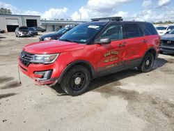 Ford salvage cars for sale: 2018 Ford Explorer Police Interceptor